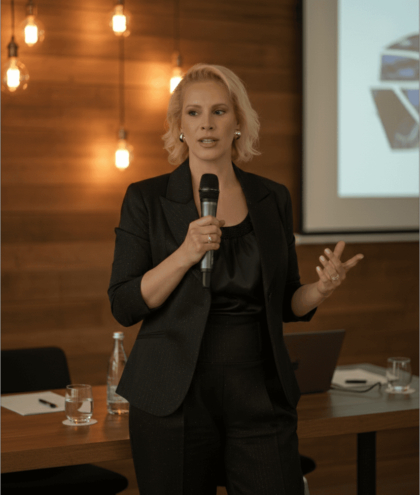 Viviani Veloso — consultora de oratória e liderança, criadora do Método VOZ